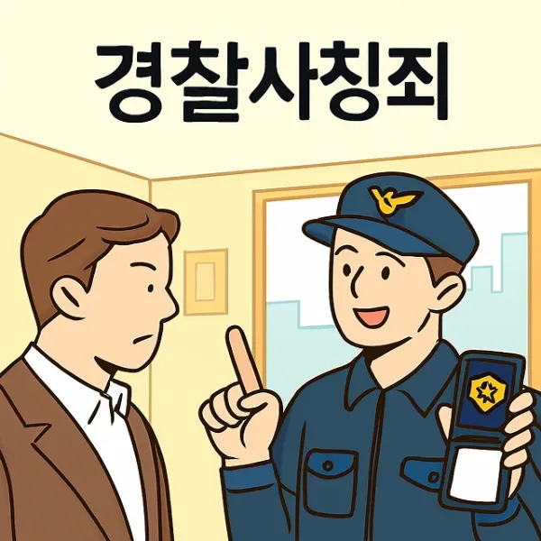 경찰사칭죄, 형사고소취하서